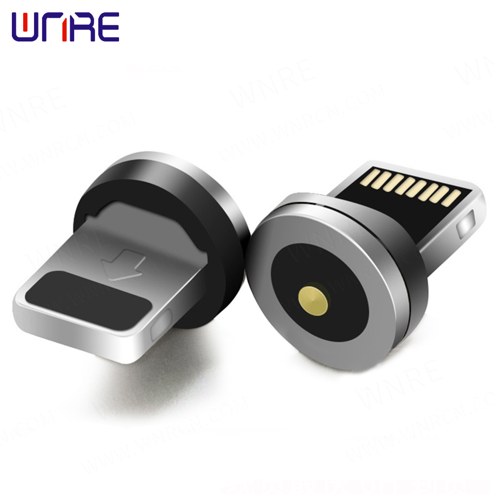 Factory promote 30V ios plug waterproof IP68 DC magnetic suction connector male plug parts