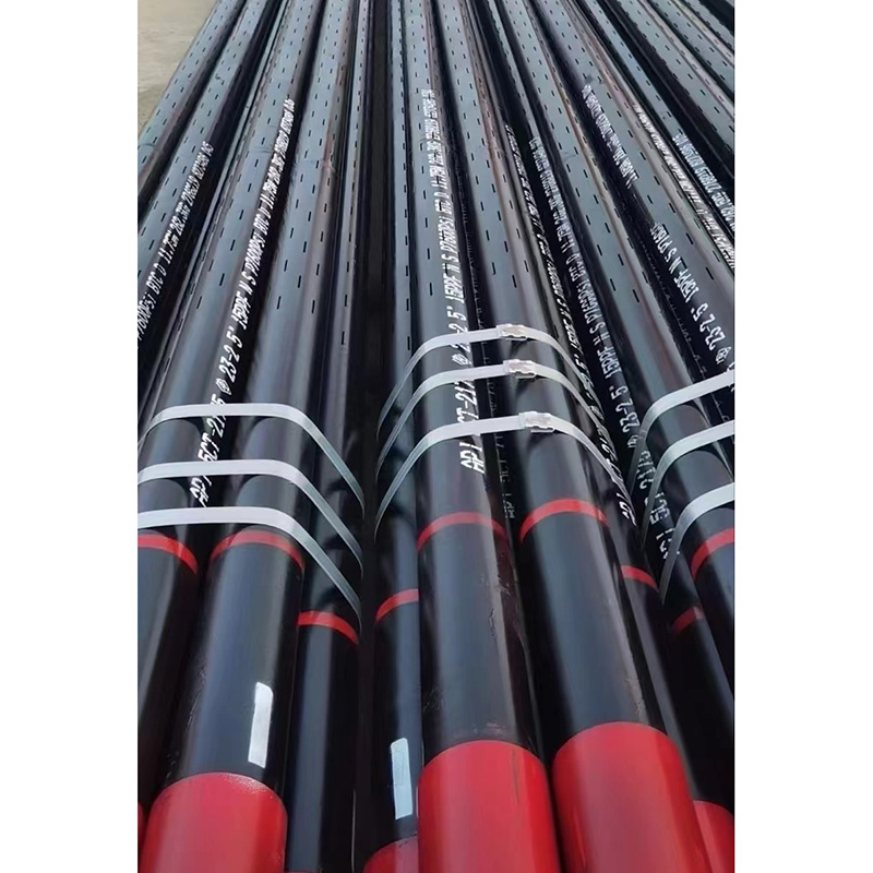 Slotted Steel Pipe for Controlled Fluid Passage