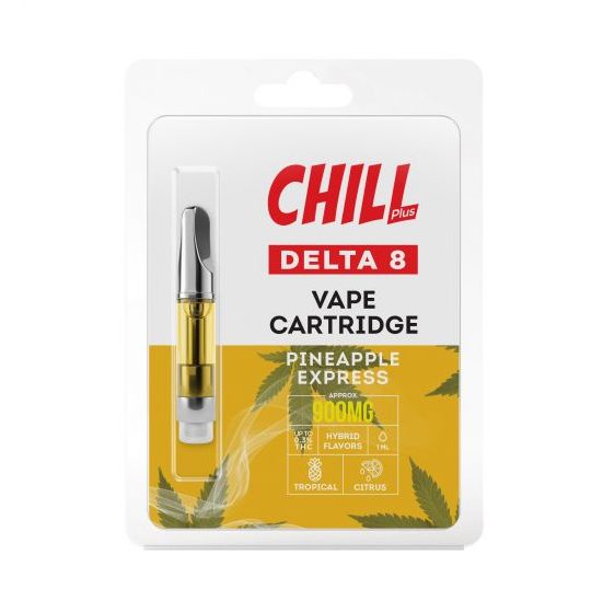 Real Tested CBD Reviews Delta 8 Vape Cartridge in Pineapple Express Flavor