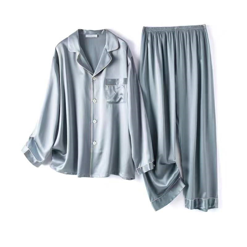 New Design Elegant 100% Mulberry Silk Women Pajamas