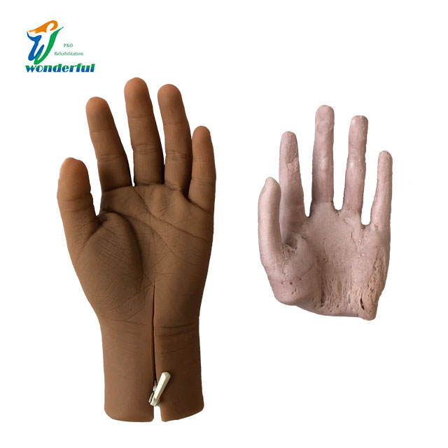 Children's silicone cosmetic glove with zip and be filled 