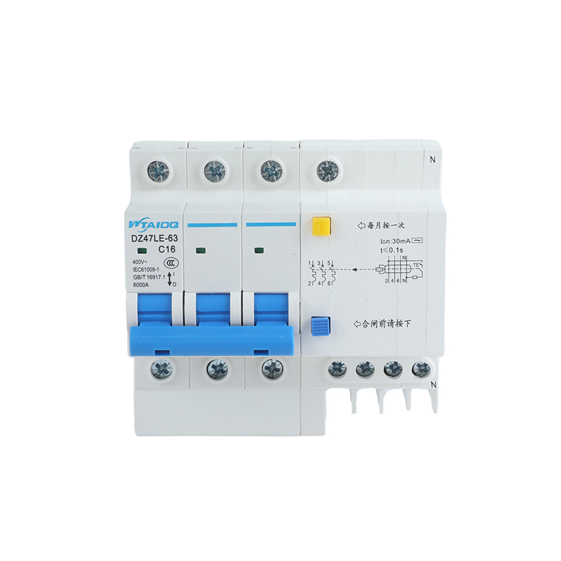 WTDQ DZ47LE-63 C16 Residual current operated circuit breaker(3P)