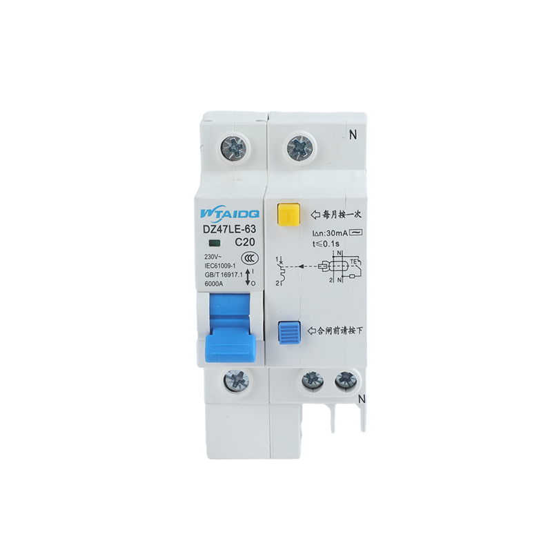 WTDQ DZ47LE-63 C20 Residual current operated circuit breaker(1P)