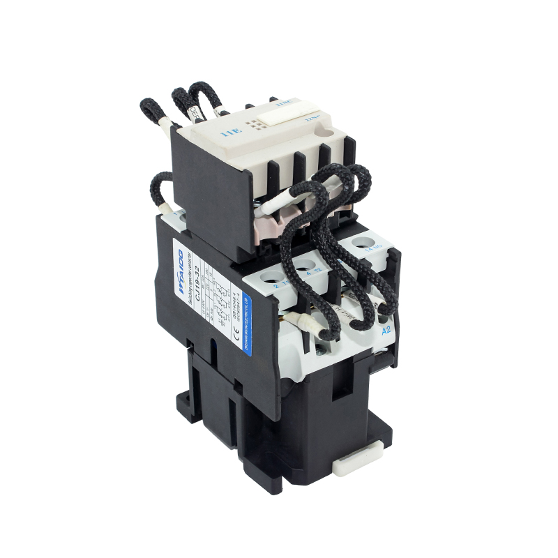 32 Amp Switching Capacitor Contactor CJ19-32, Voltage AC24V- 380V, Silver Alloy Contact, Pure Copper Coil, Flame retardant Housing