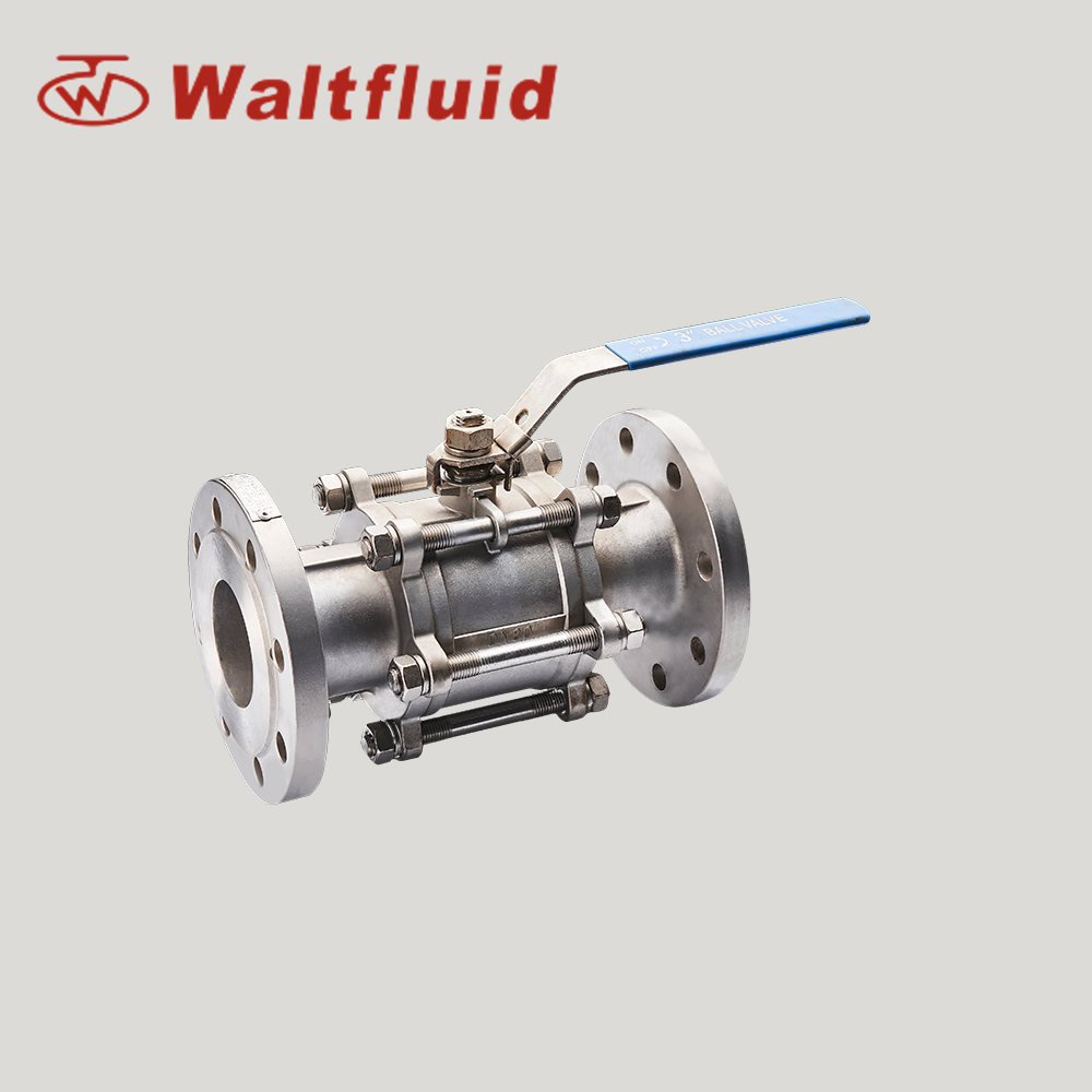 Durable 3-Piece Stainless Steel Ball Valve for Industrial Use