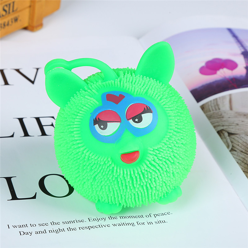 Cute Furby Flashing TPR toy