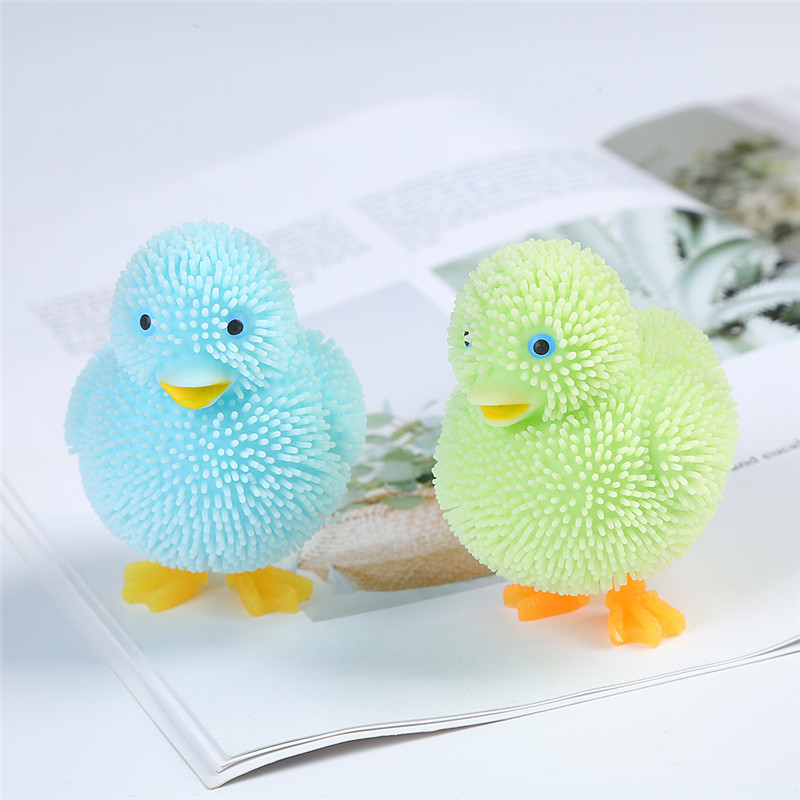 cute TPR duck stress relief toy