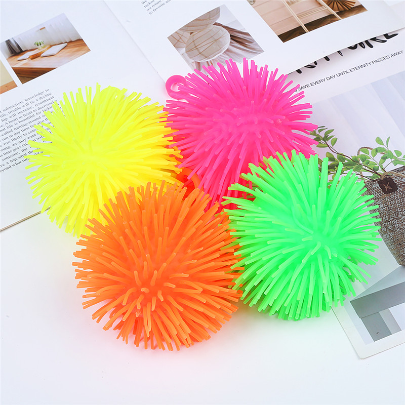 TPR material 70g fur ball squeeze toy