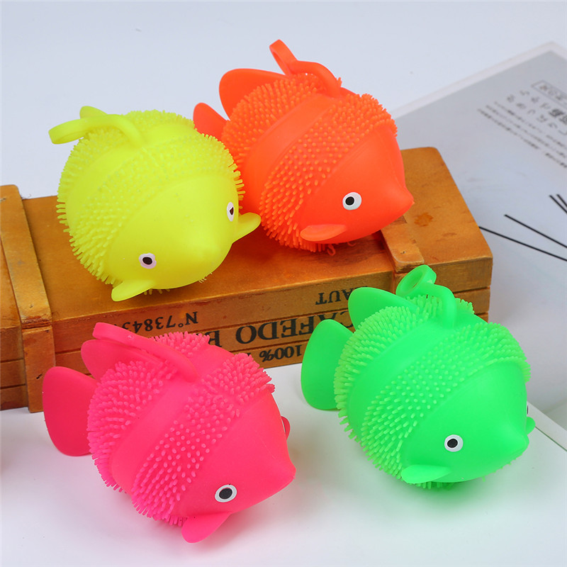 Inflatable Fat Flatfish Squeeze Toy 
