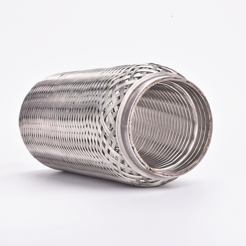 Exhaust Flexible Pipes With Interlock (outer Wire Braided & meshed)