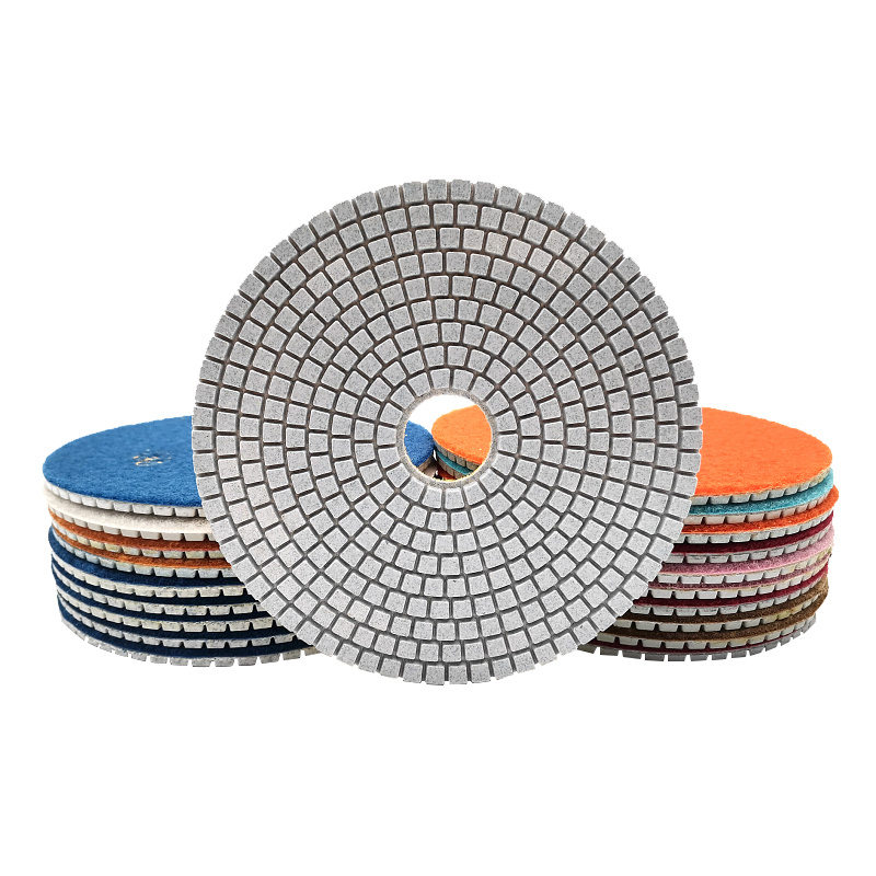  Diamond Wet Polishing Pads for Granite Marble