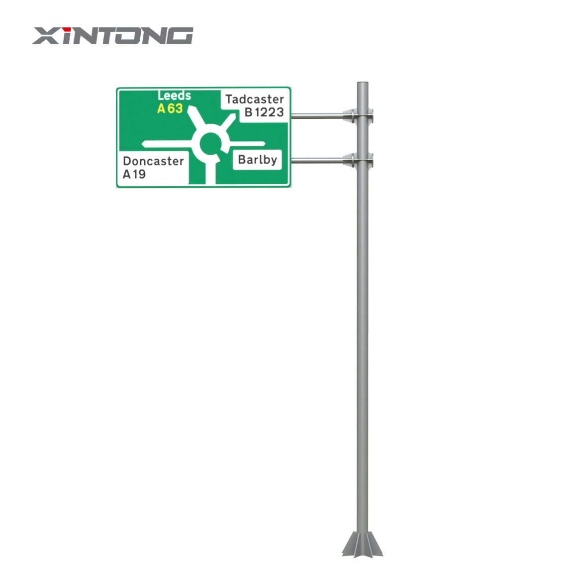 Customized Traffic Sign Pole Galvanized Manufacture