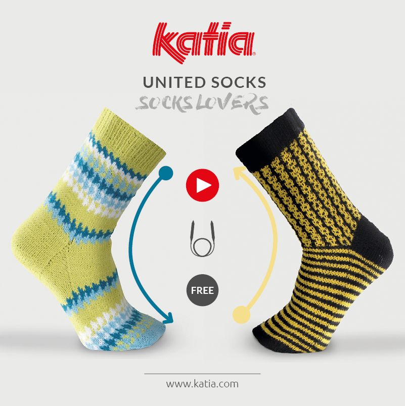 Socks With Magic Loop- Knitting PDF Pattern  Twin Stitches Designs