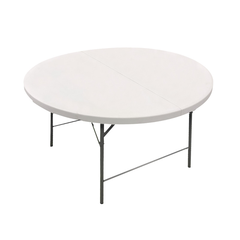 5FT Round Banquet White Foldable Plastic Large Party Portable Folding Table