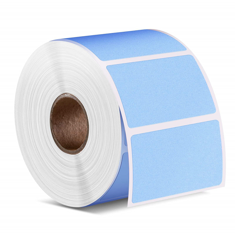 Blank Waterproof Label Roll 2.25 x 1.25 Thermal Printer Sticker Paper