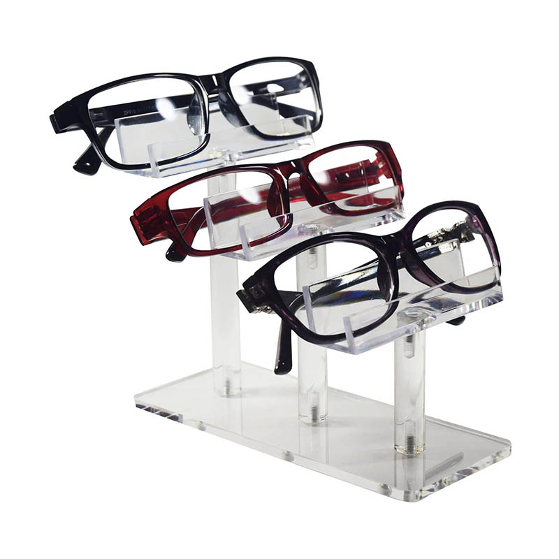 Acrylic glasses wallet display stand