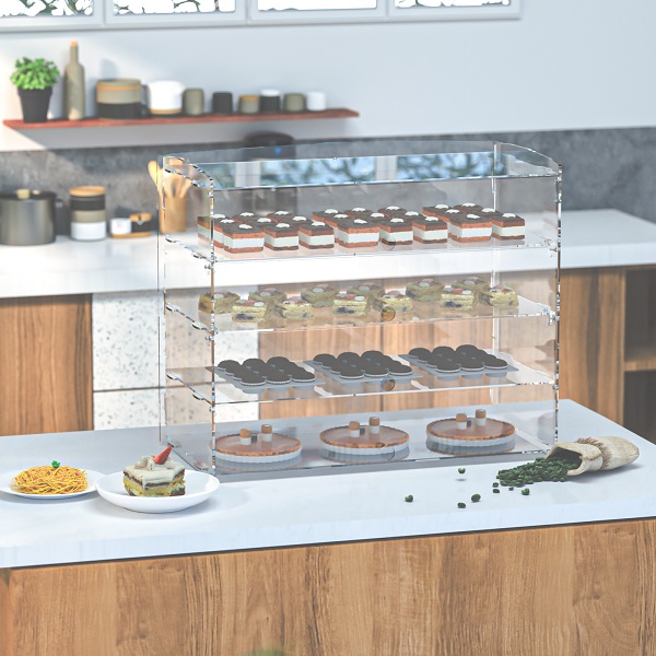 Multi-level Transparent Acrylic Food Display Box