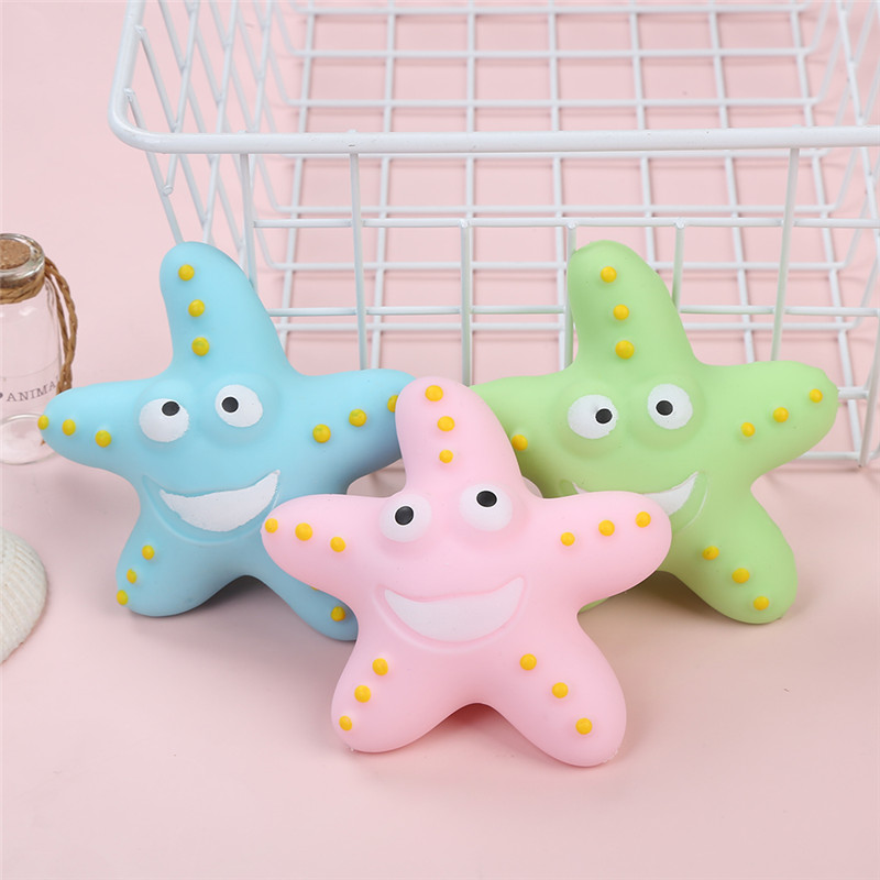 star fish with PVA squeeze toys