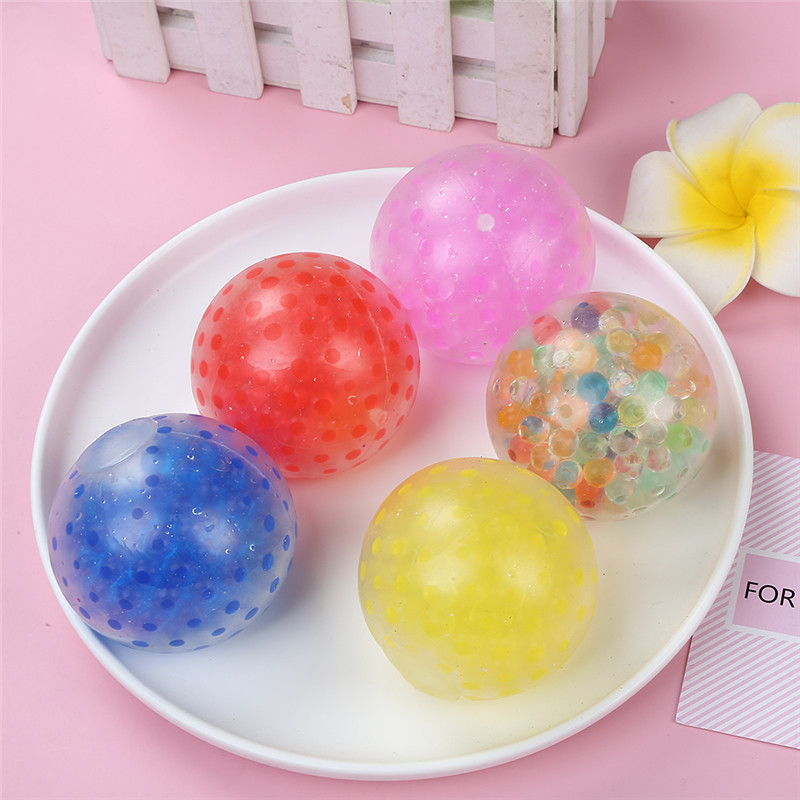 6cm beads ball squeeze toys