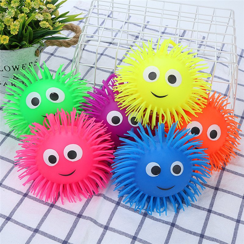 colorful and vibrant squeeze Smiley Ball 