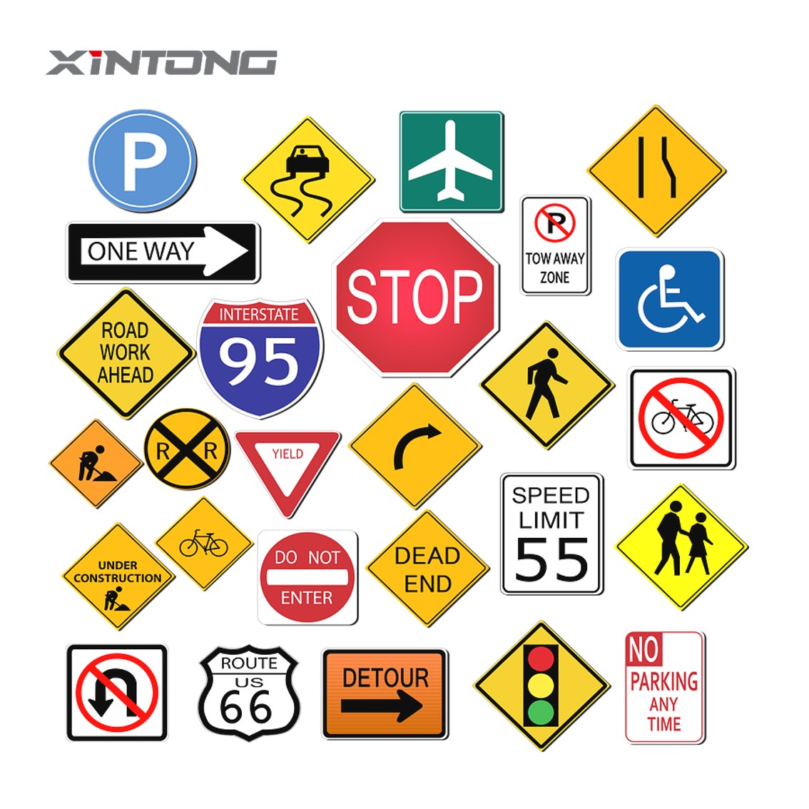 XINTONG Traffic Warning Road Sign