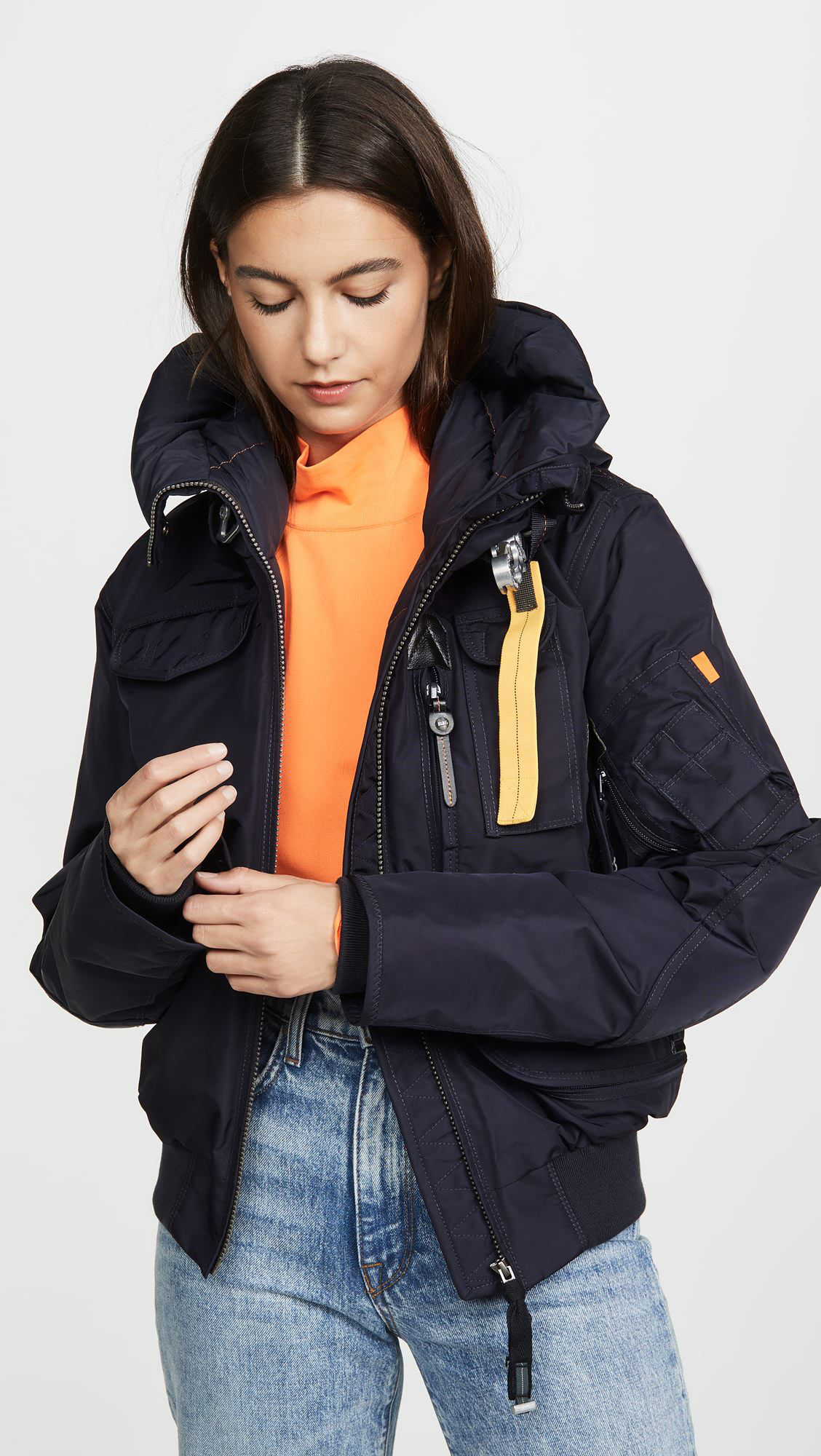 Winter Jacket Down Coats Customization Multifunction Pocket Jacket