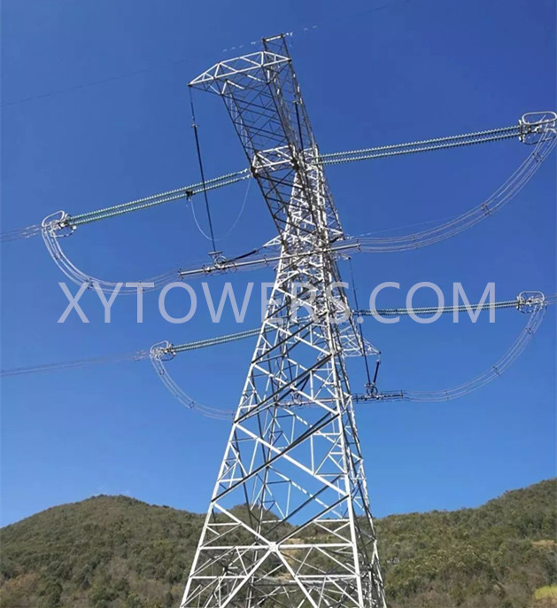 ISO9001 Certificated 110kV Strain Tower For Electric Transmission
