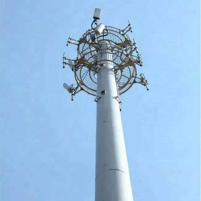 China Supply Steel Monopoles Mast Telecom Tower