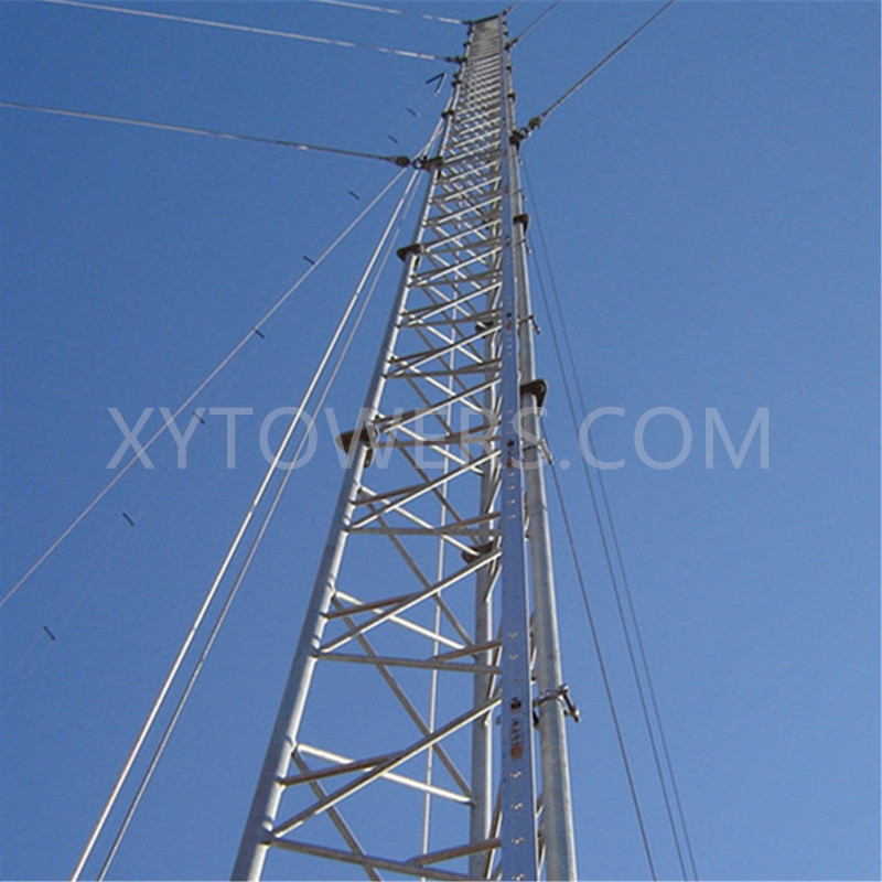 Guyed Mast Communication Tower