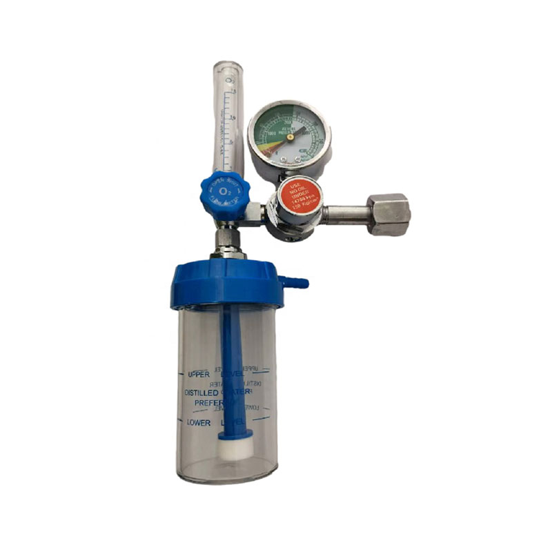High Pressure Humidifying Bottle Gas Outlet Oxygen Regulator 1-10L