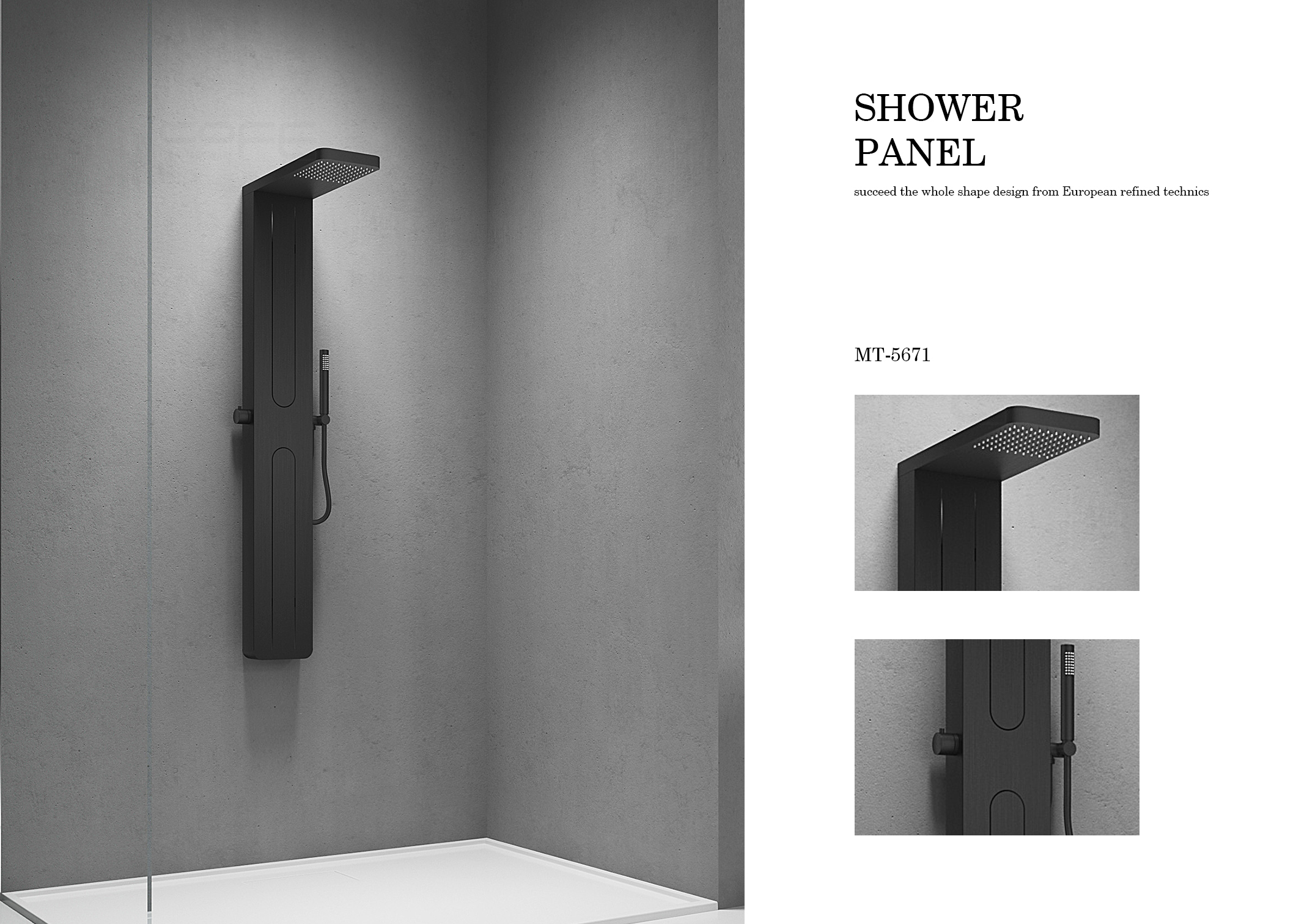 Shower Panel with Hand Sprayer MT-5671