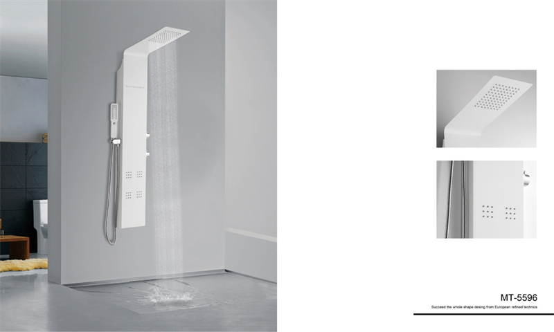 White Shower Panel with Simple Design MT-5596