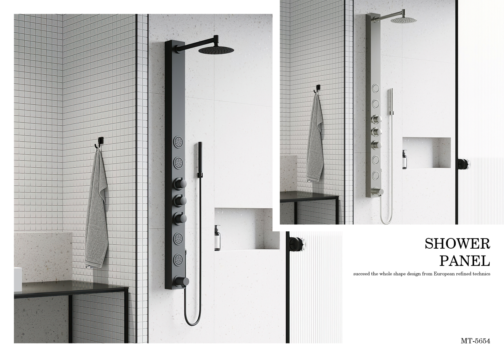 Bathroom Decoration Shower Panel MT-5654