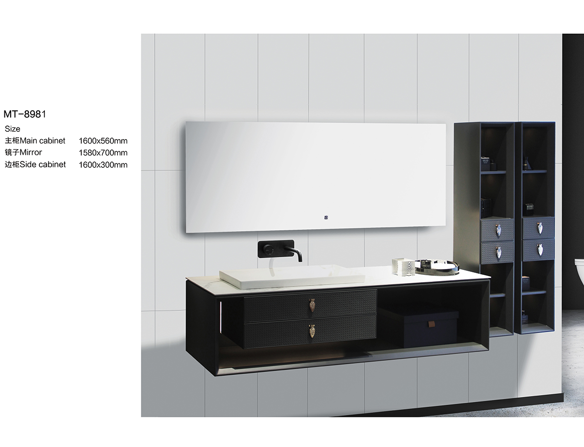 Hollow Design Bathroom Cabinets with MT-8981
