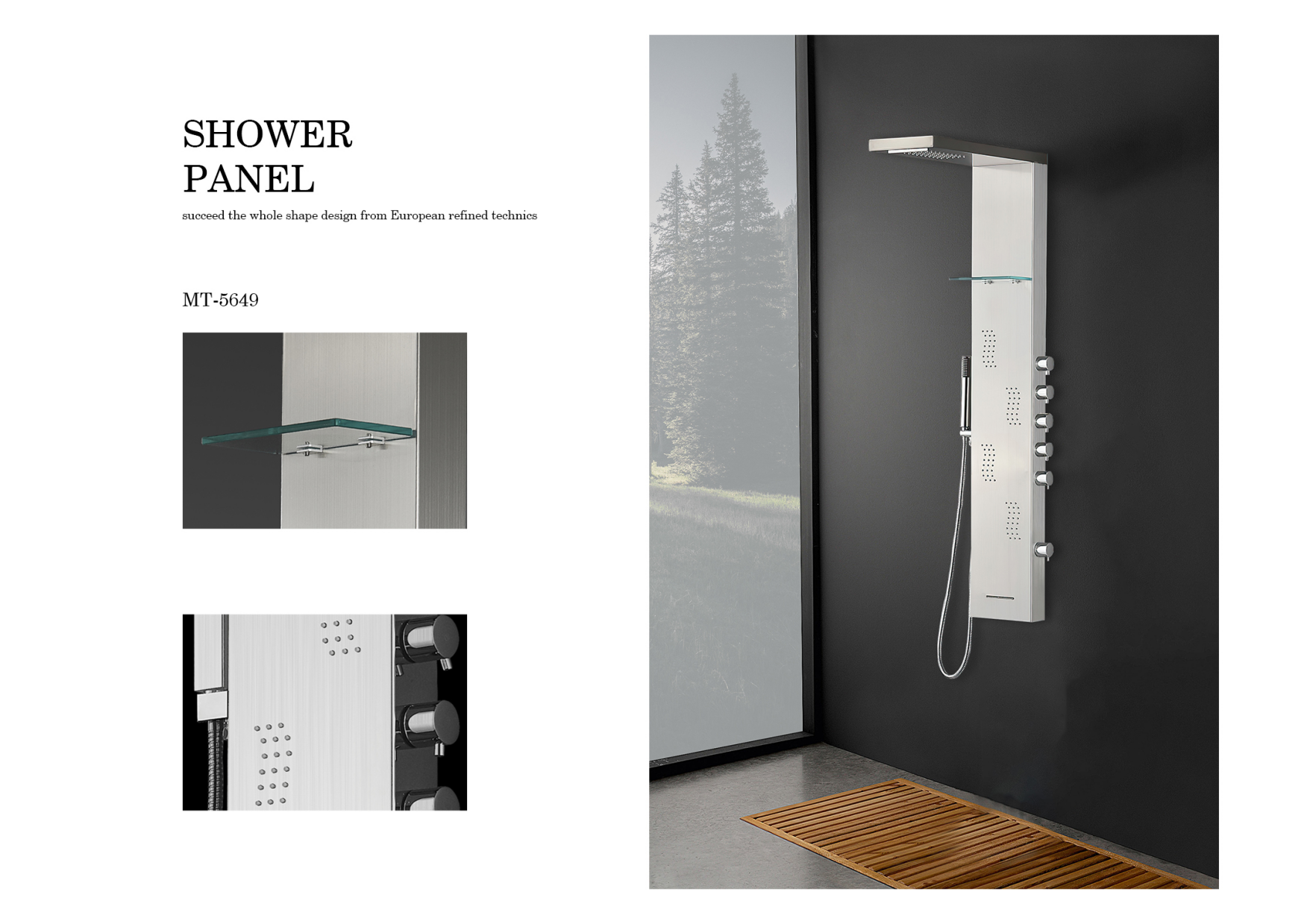 Elegant Shower Panel MT-5649	