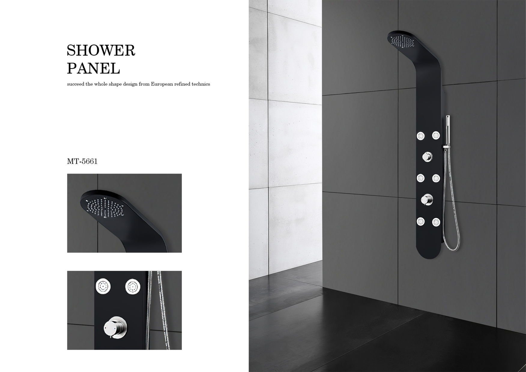 Omnibearing Shower Panel MT-5661