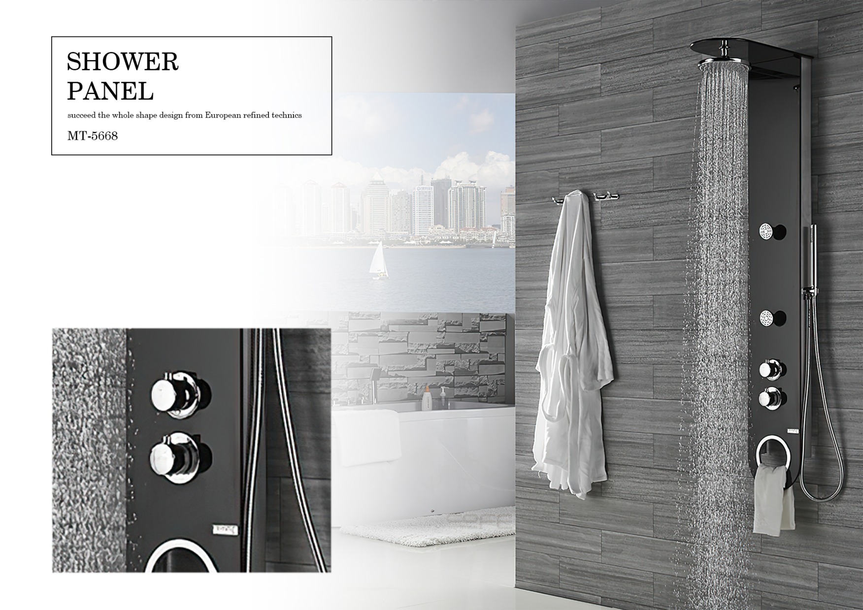 Stylish Shower Panel MT-5668	