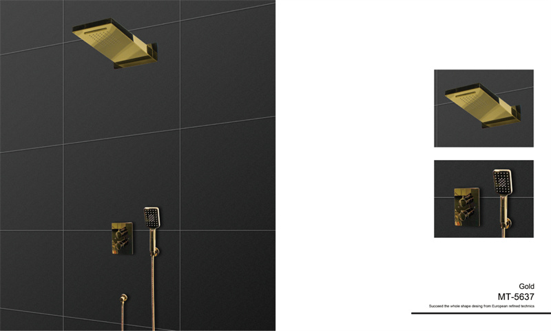 Shower Panel in Gold Color MT-5637