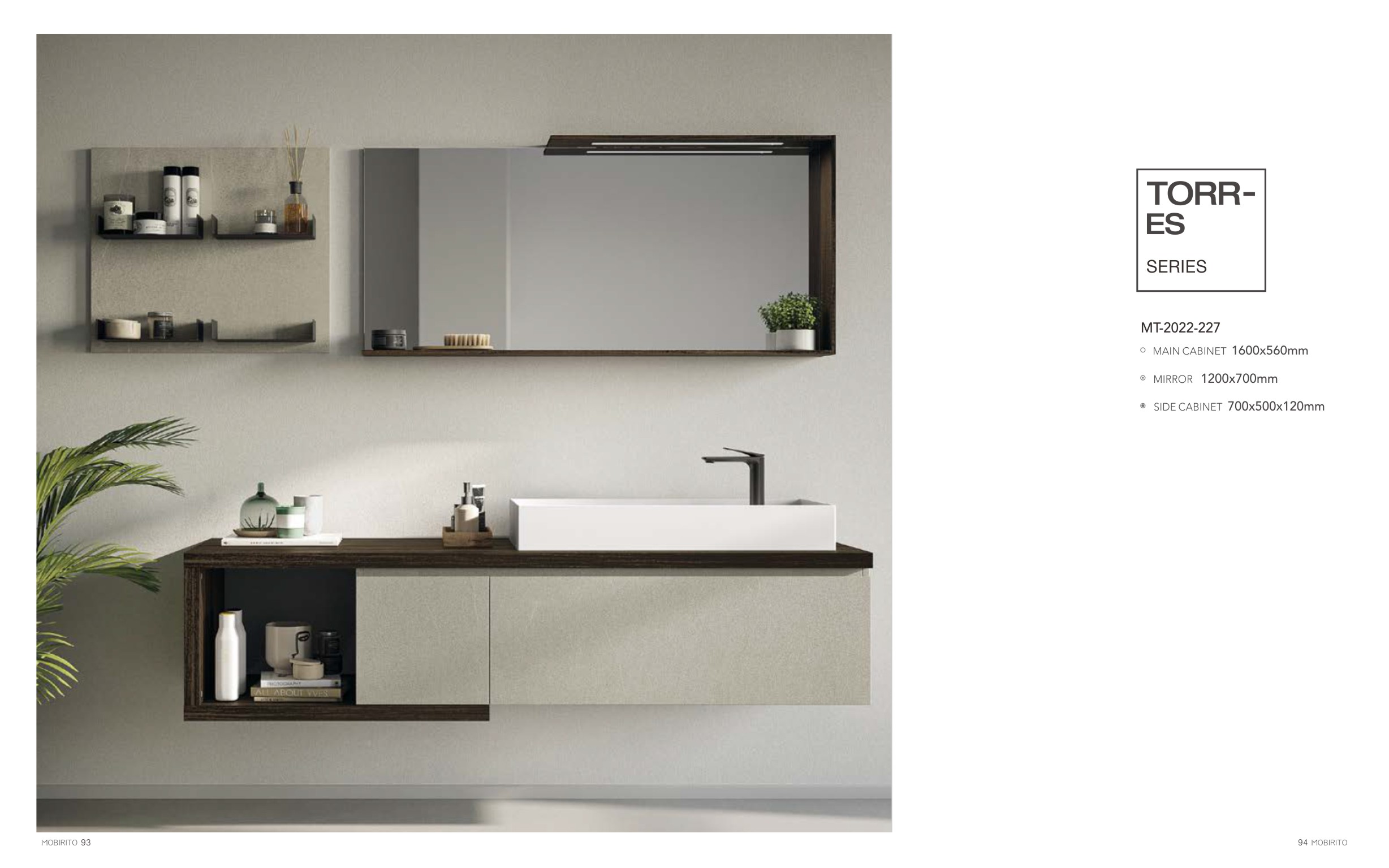 Bathroom Cabinet with warm design MT2022-227