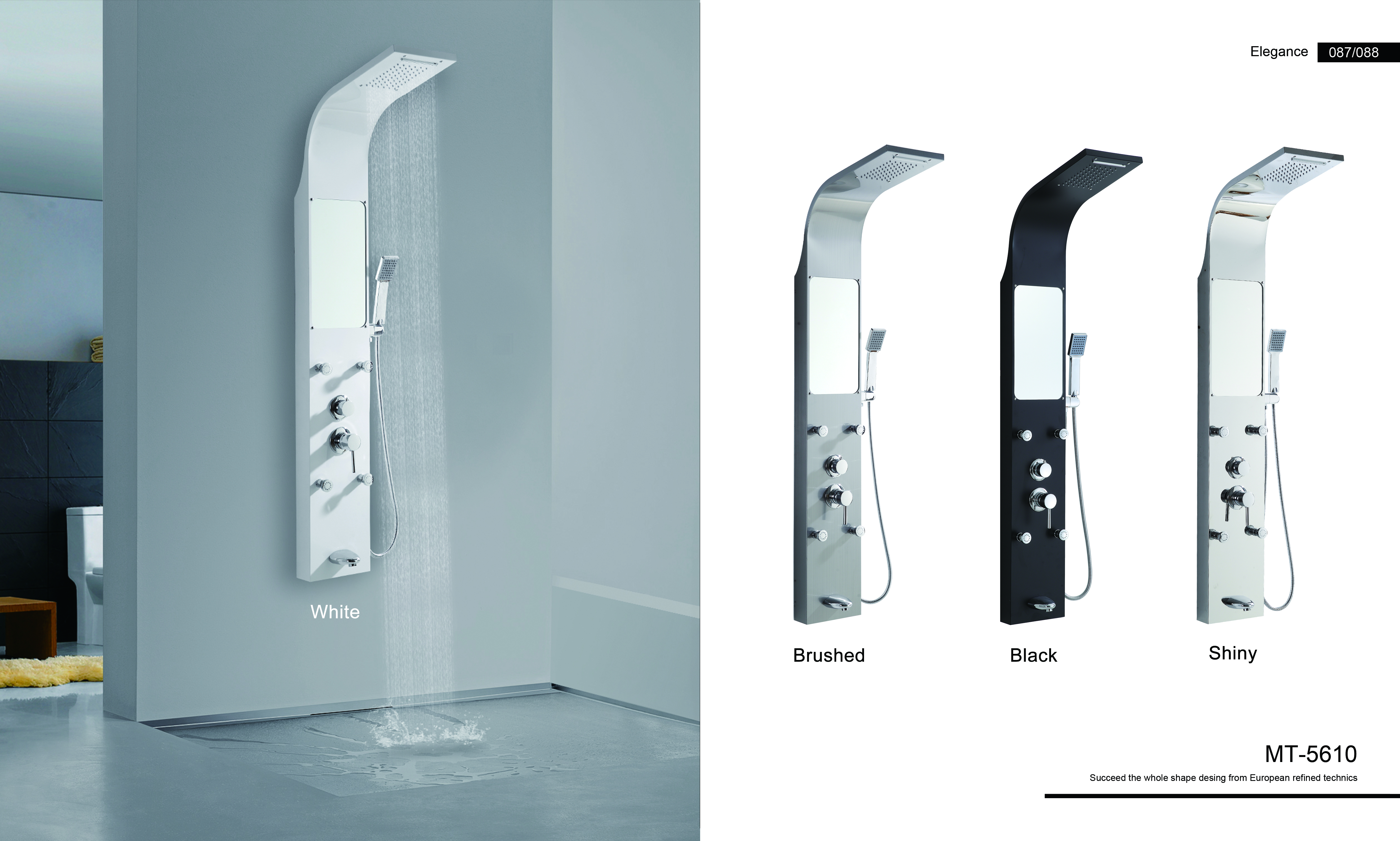  Shower Panel with mirror MT-5610