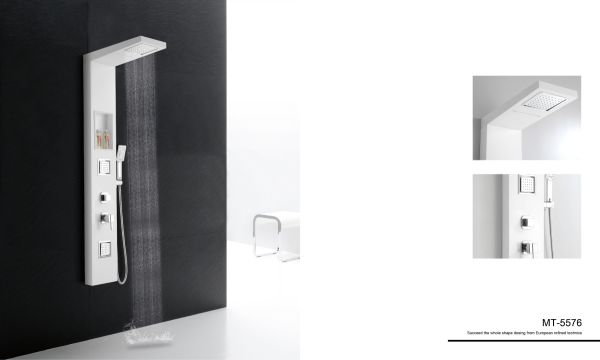 High-Qualified Shower Panel in White MT-5576