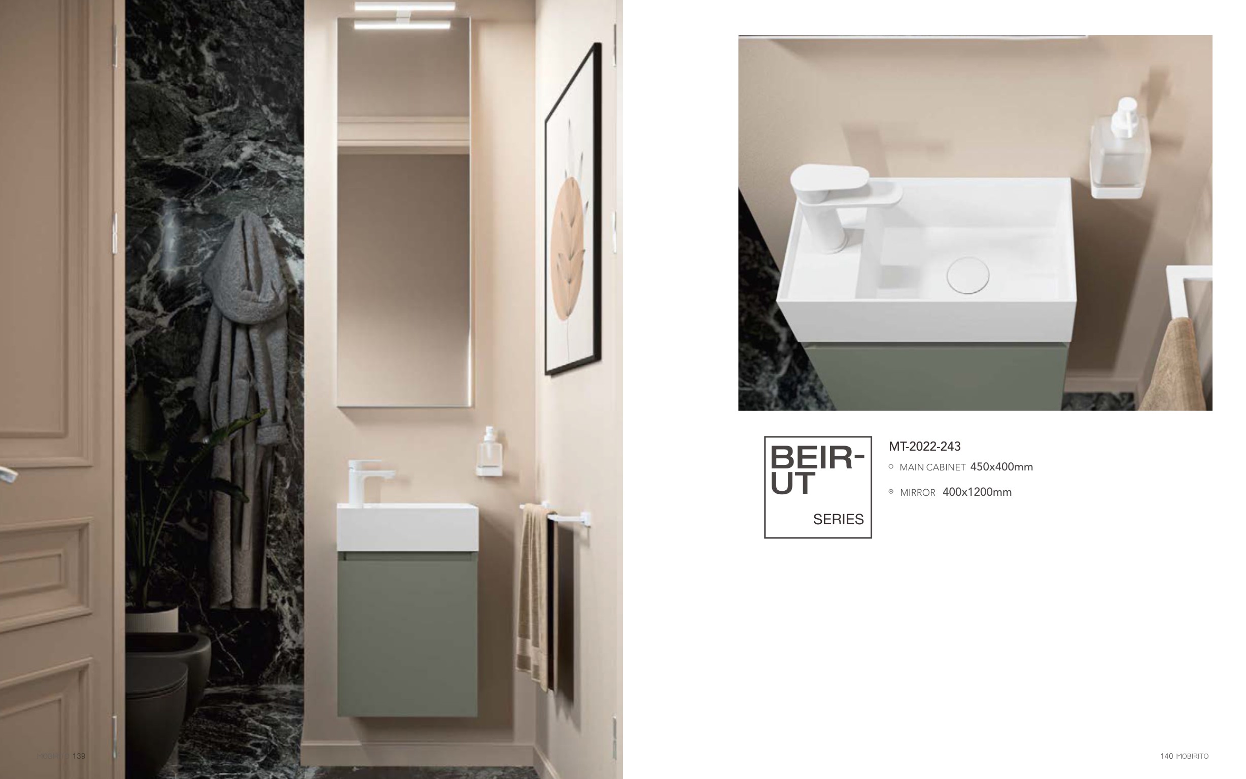 Bathroom Cabinet with Simplicity MT2022-243