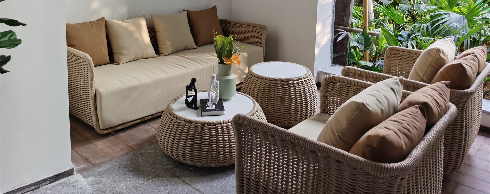 Wicker Sofa, Wicker Furniture, Outdoor Furniture - Yufulong