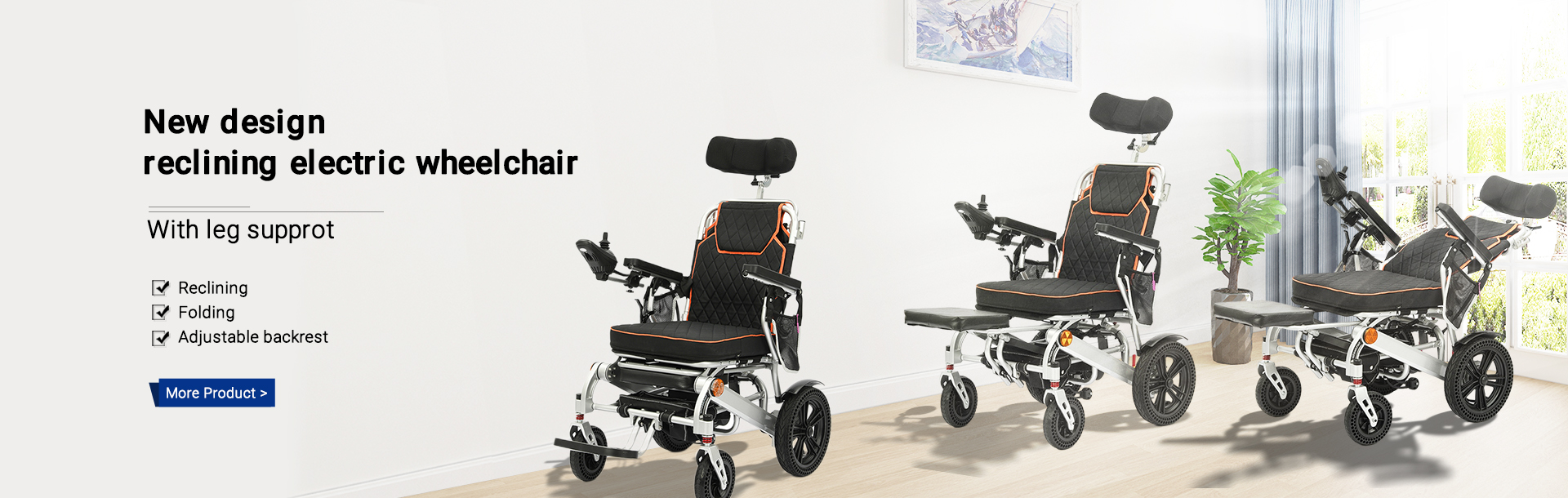 Electric Wheelchair, Folding Power Chair, Mobility Scooter - Youhuan
