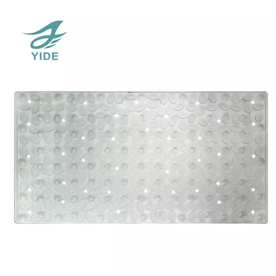 YIDE Factory Direct Durable Hot sale Bath Mat Customized Colorful Bathmat pvc With Strong Suction Cups