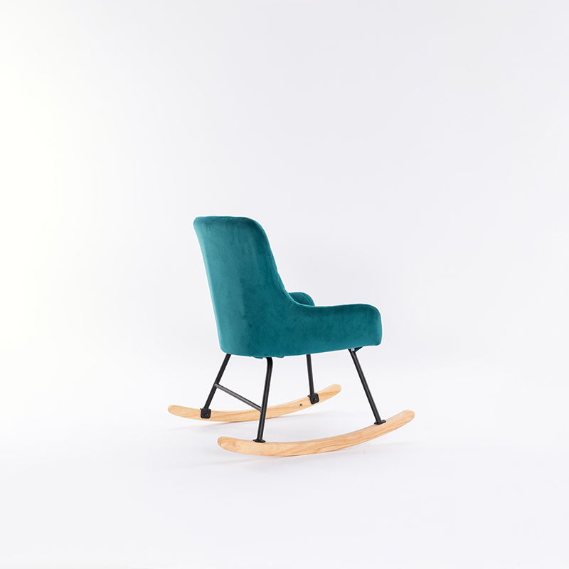 YH-50454 Green velvet rocking chair