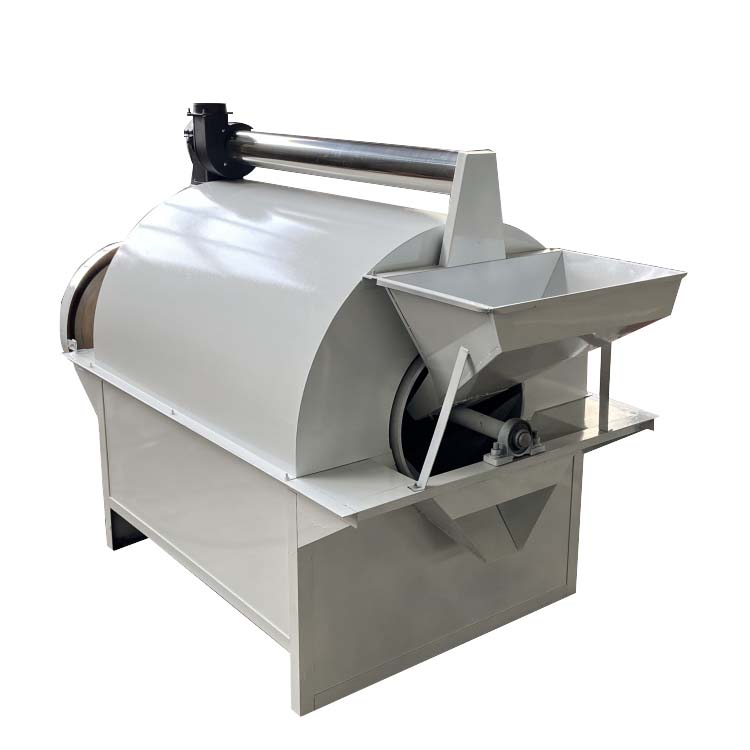 Gas Electric Heating Rotatory Drum Grain Soybean Almond Chestnut Nut Peanut Roaster Roasting Machine can customized service
