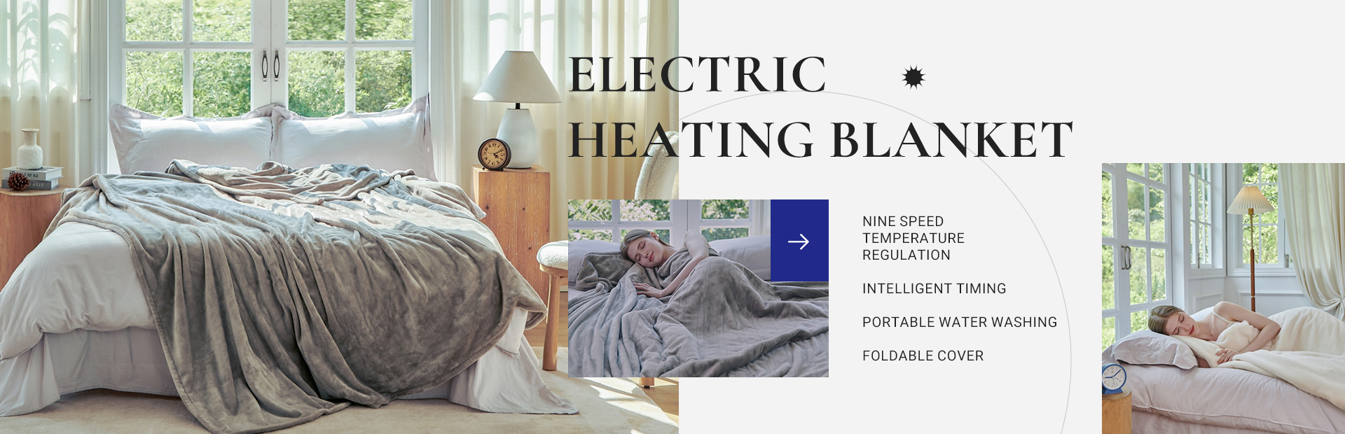 Bedding Pad, Warming Blanket, Heating Powder - Forest Flash