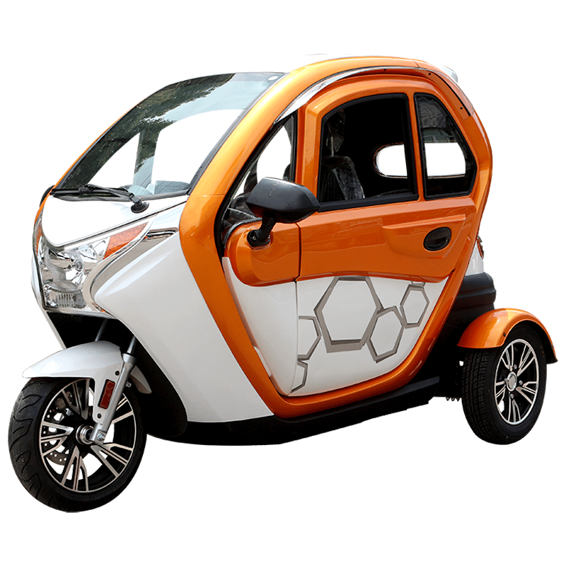 Closed Type Passenger Electric Tricycle New Energy
