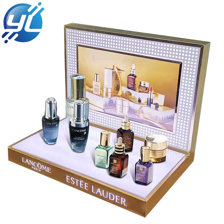High Quality Acrylic Counter Top Display Stand For Cosmetic Perfume Skin Care Products In Shopping Center Retail Store